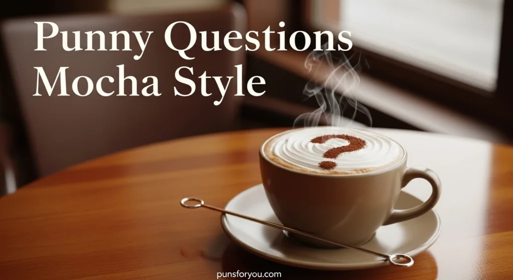 Punny Questions Mocha Style