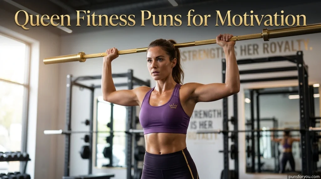 Queen Fitness Puns for Motivation