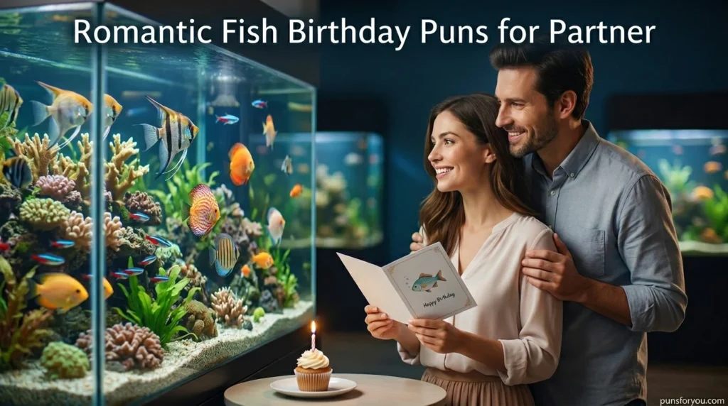 Romantic Fish Birthday Puns for Partner
