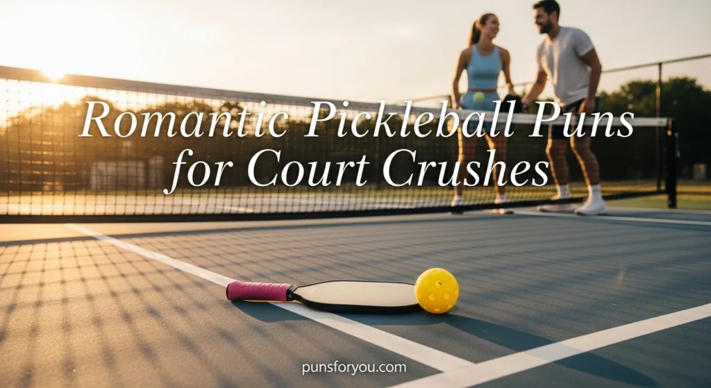 Romantic Pickleball Puns for Court Crushes