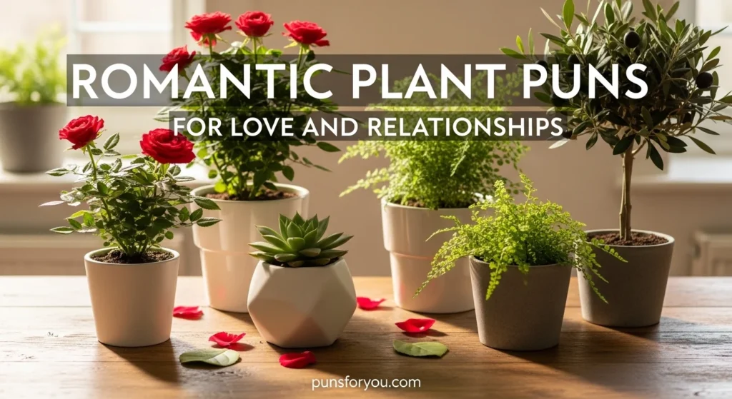 Romantic Plant Puns for Love and Relationships