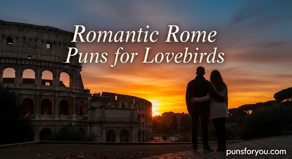 Romantic Rome Puns for Lovebirds
