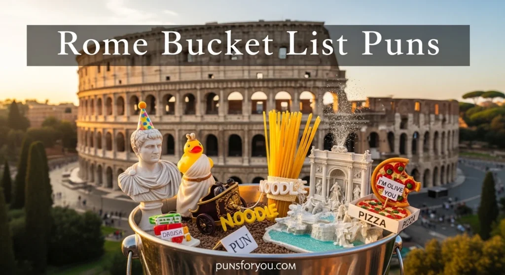 Rome Bucket List Puns