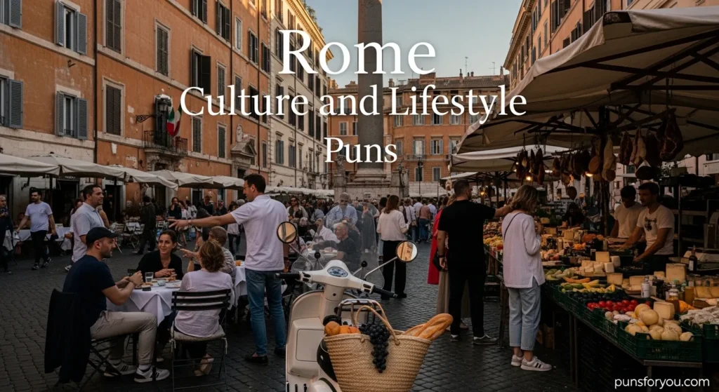 Rome Culture and Lifestyle Puns