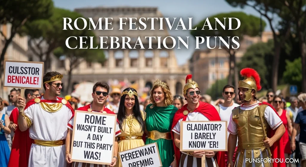Rome Festival and Celebration Puns
