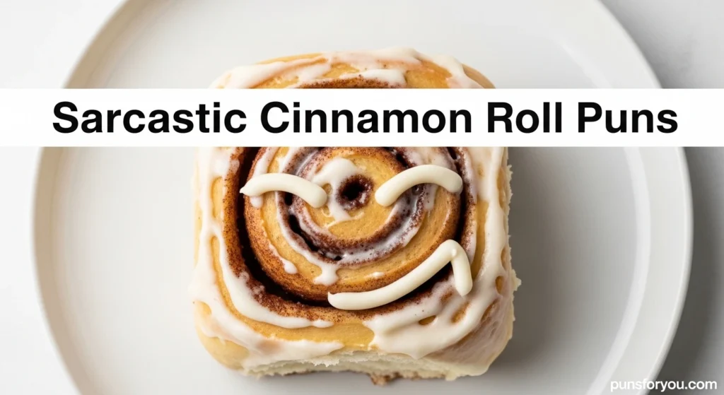 Sarcastic Cinnamon Roll Puns