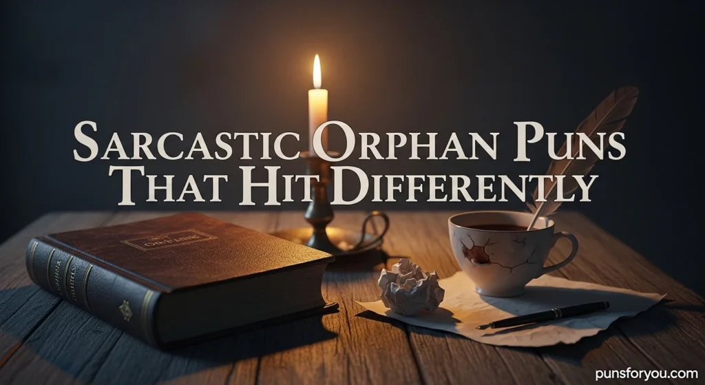 Sarcastic Orphan Puns That Hit Differently