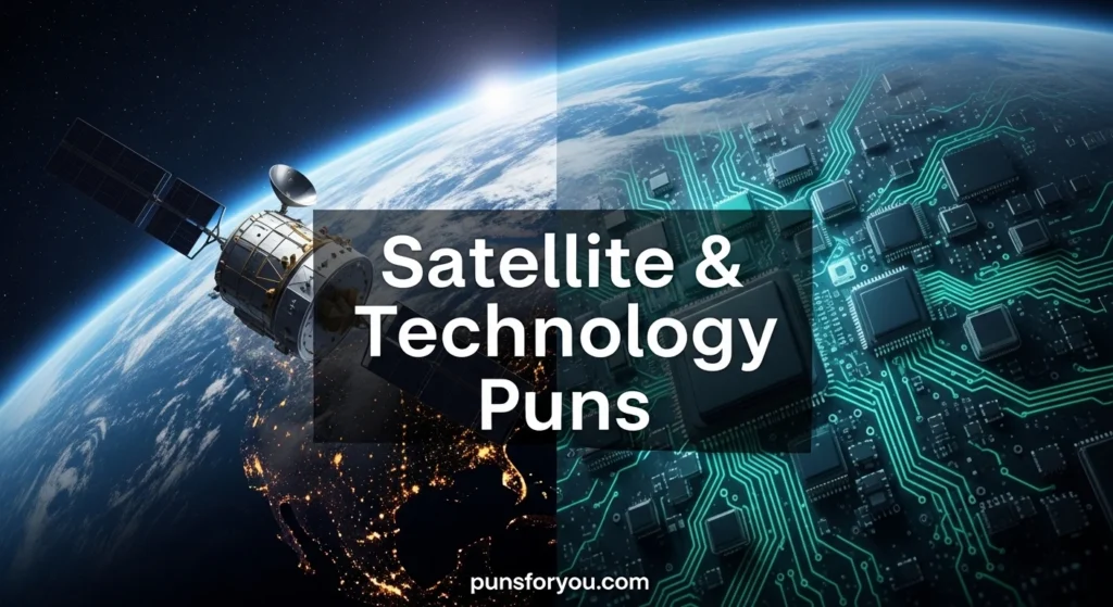 Satellite & Technology Puns