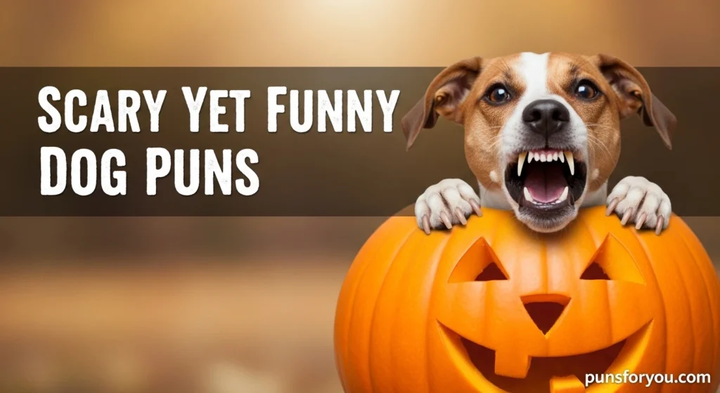 Scary Yet Funny Dog Puns
