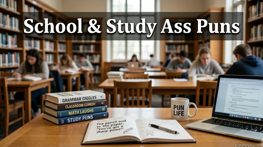 School & Study Ass Puns