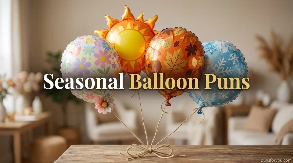 Seasonal Balloon Puns