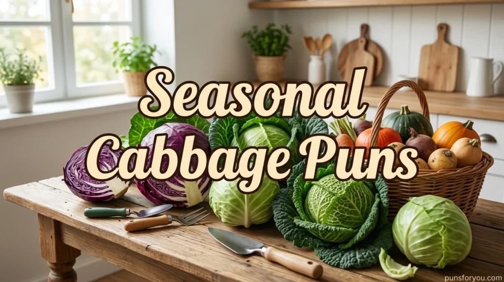 Seasonal Cabbage Puns