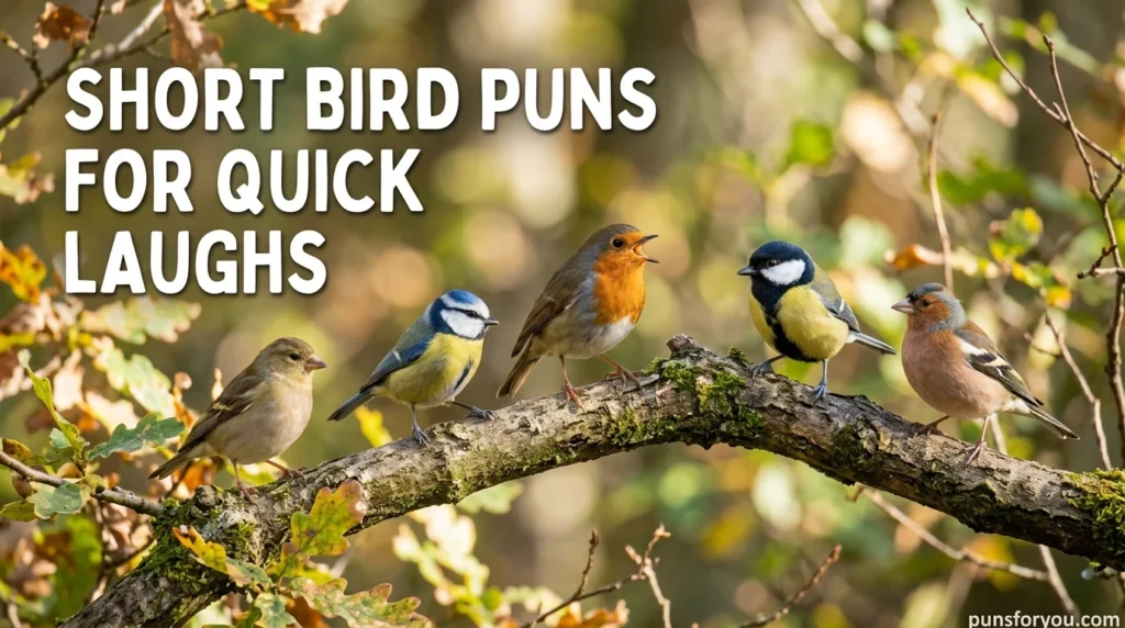Short Bird Puns for Quick Laughs