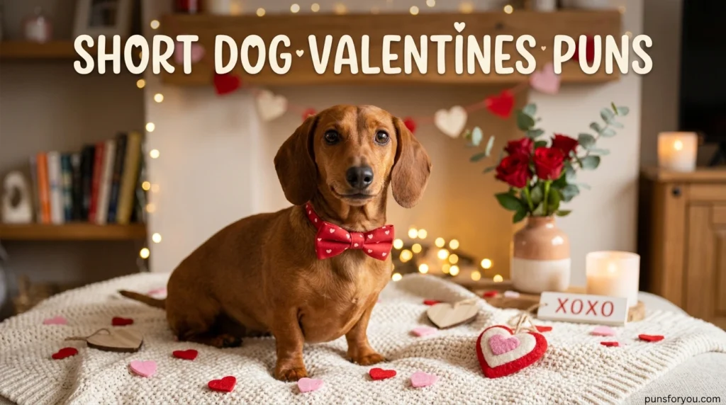 Short Dog Valentines Puns