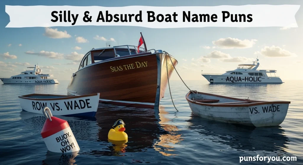 Silly & Absurd Boat Name Puns