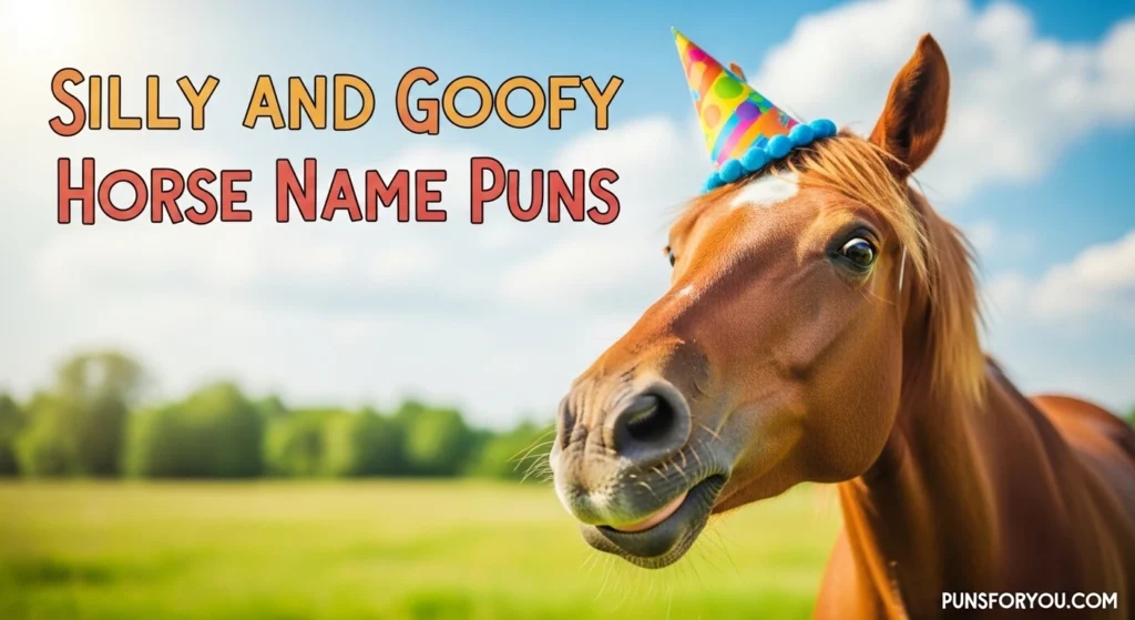 Silly and Goofy Horse Name Puns