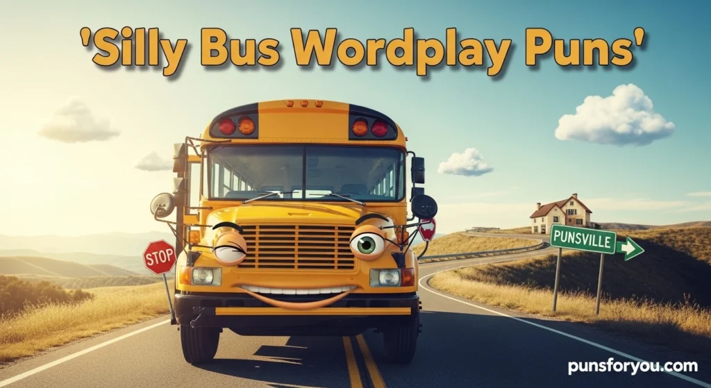 Silly Bus Wordplay Puns