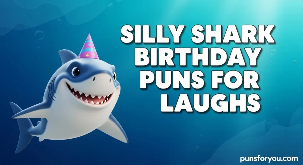 Silly Shark Birthday Puns for Laughs