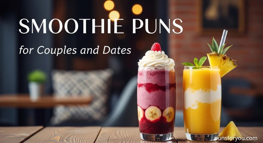 Smoothie Puns for Couples and Dates
