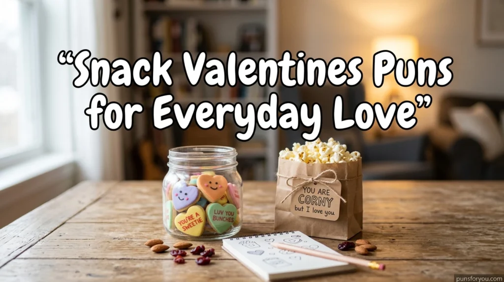 Snack Valentines Puns for Everyday Love