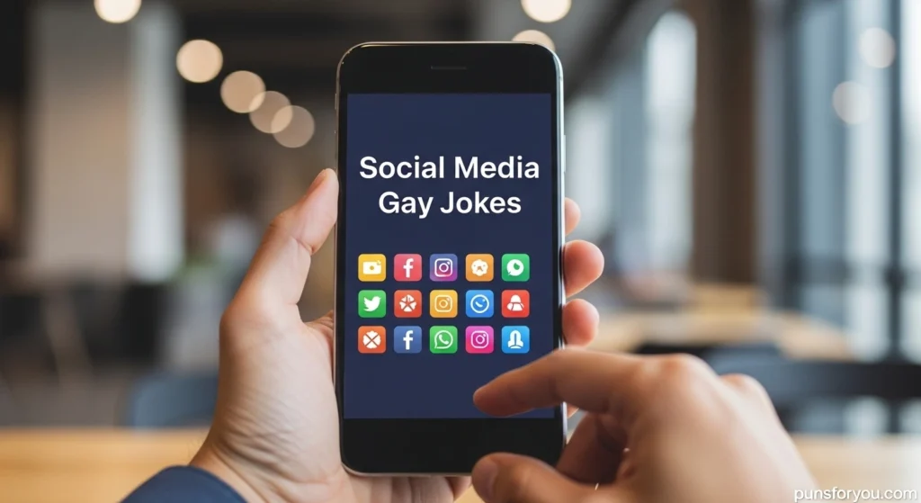 Social Media Gay Jokes