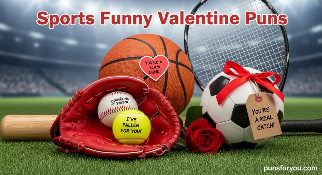 Sports Funny Valentine Puns