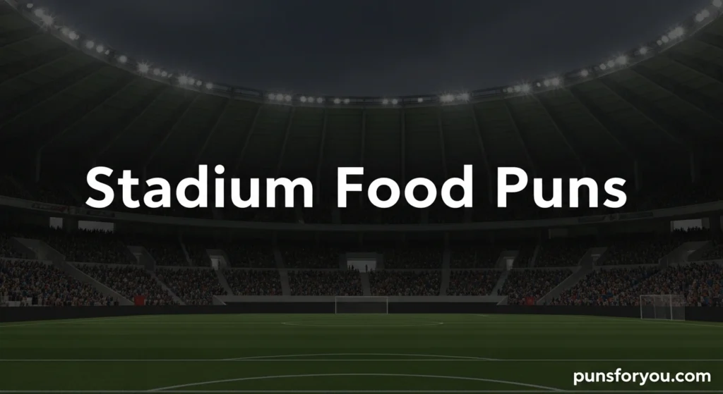 Stadium Food Puns