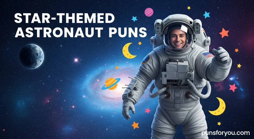Star-Themed Astronaut Puns