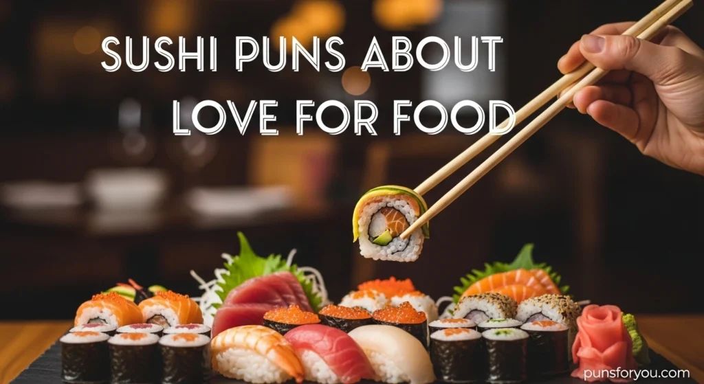 Sushi Puns About Love for Food