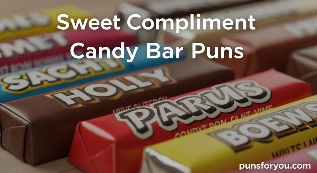 Sweet Compliment Candy Bar Puns