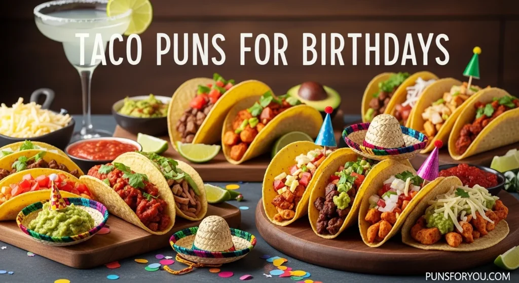 Taco Puns for Birthdays