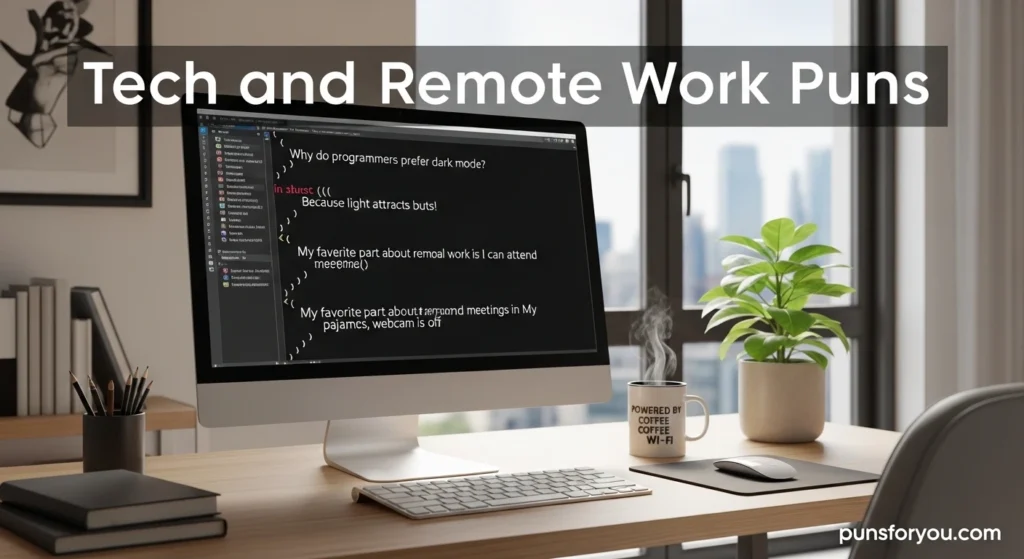 Tech and Remote Work Puns