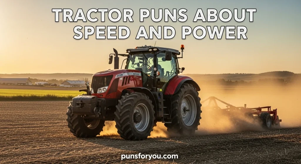 Tractor Puns About Speed and Power