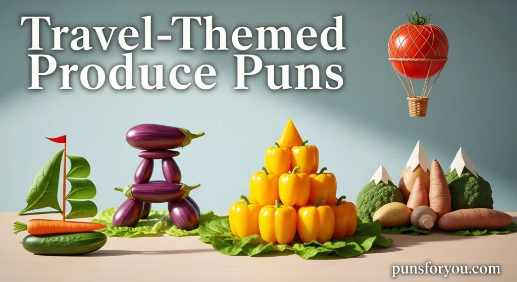 Travel-Themed Produce Puns