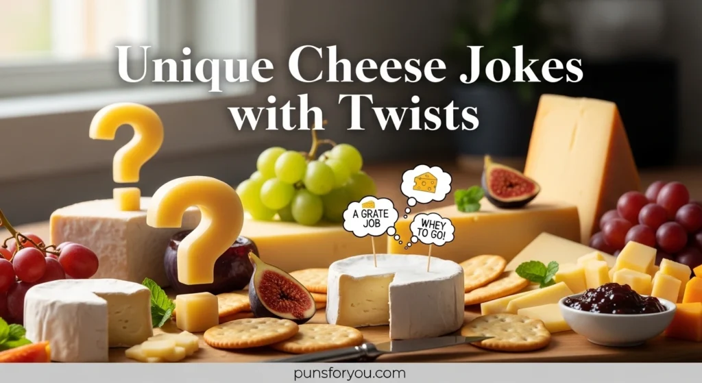 Unique Cheese Jokes with Twists