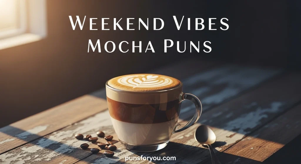 Weekend Vibes Mocha Puns
