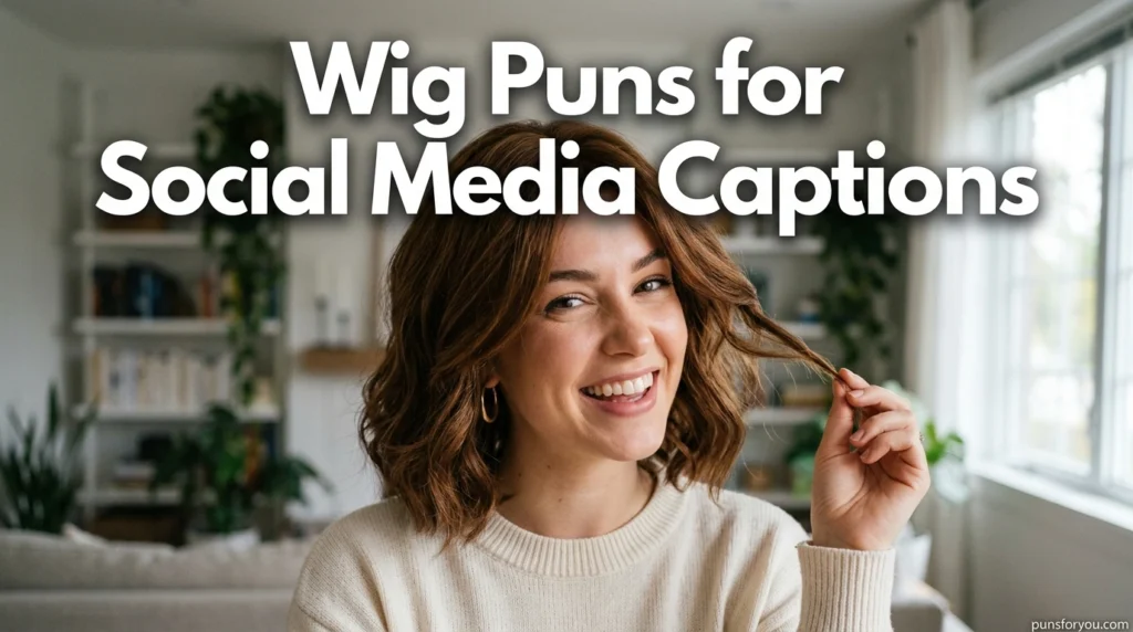 Wig Puns for Social Media Captions