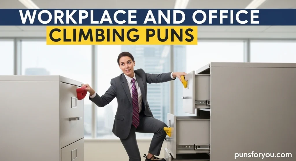 Workplace and Office Climbing Puns