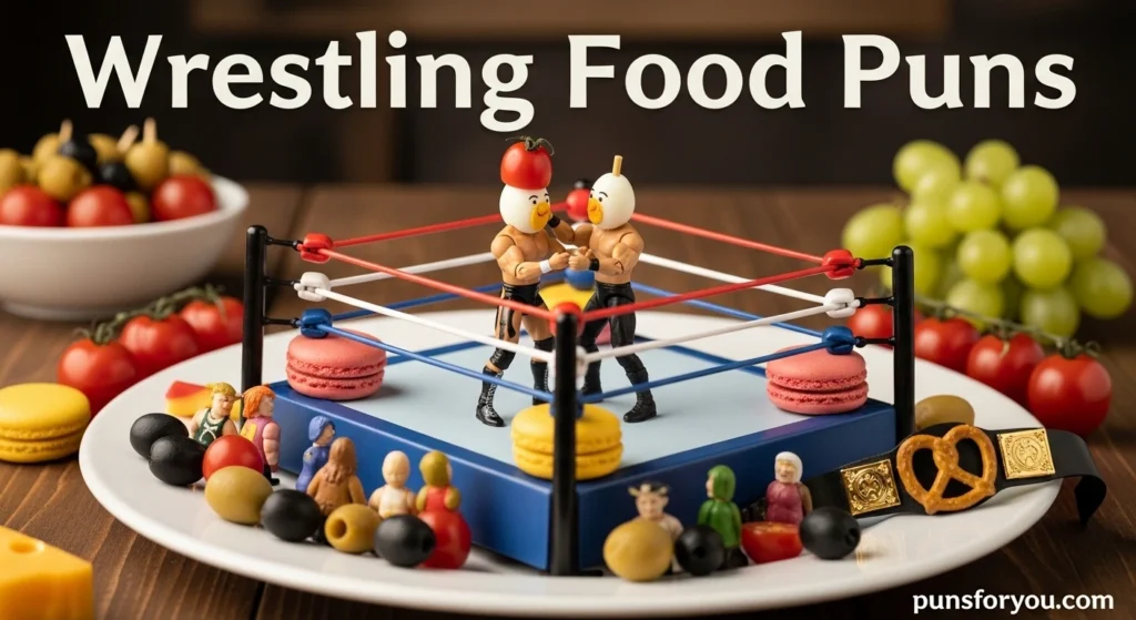 Wrestling Food Puns