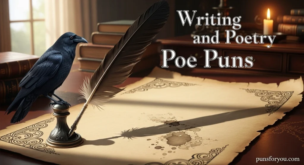 Writing and Poetry Poe Puns