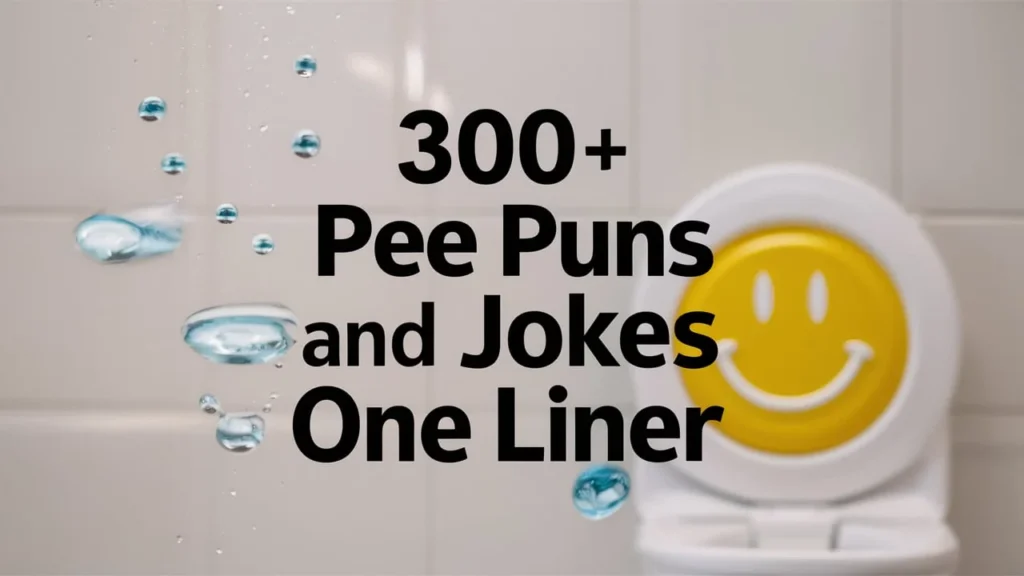 Pee Puns and Jokes One Liner
