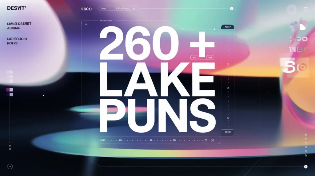 260+Lake Puns
