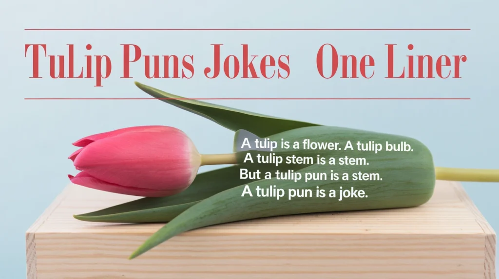 Tulip Puns Jokes One Liner