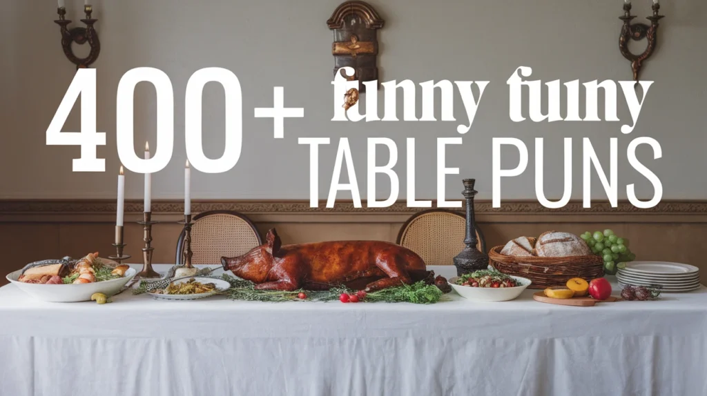 Funny Table Puns