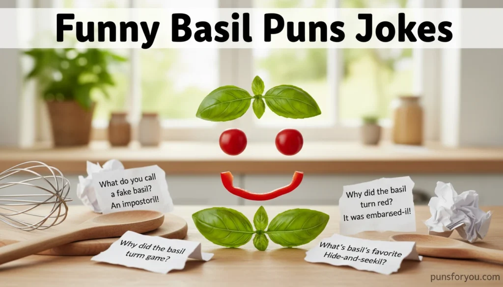 Funny Basil Puns Jokes