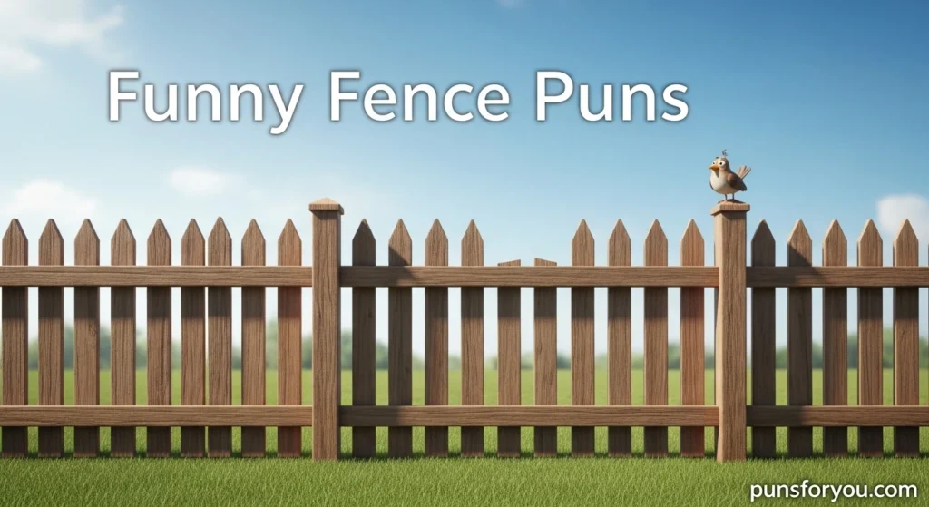 Funny Fence Puns