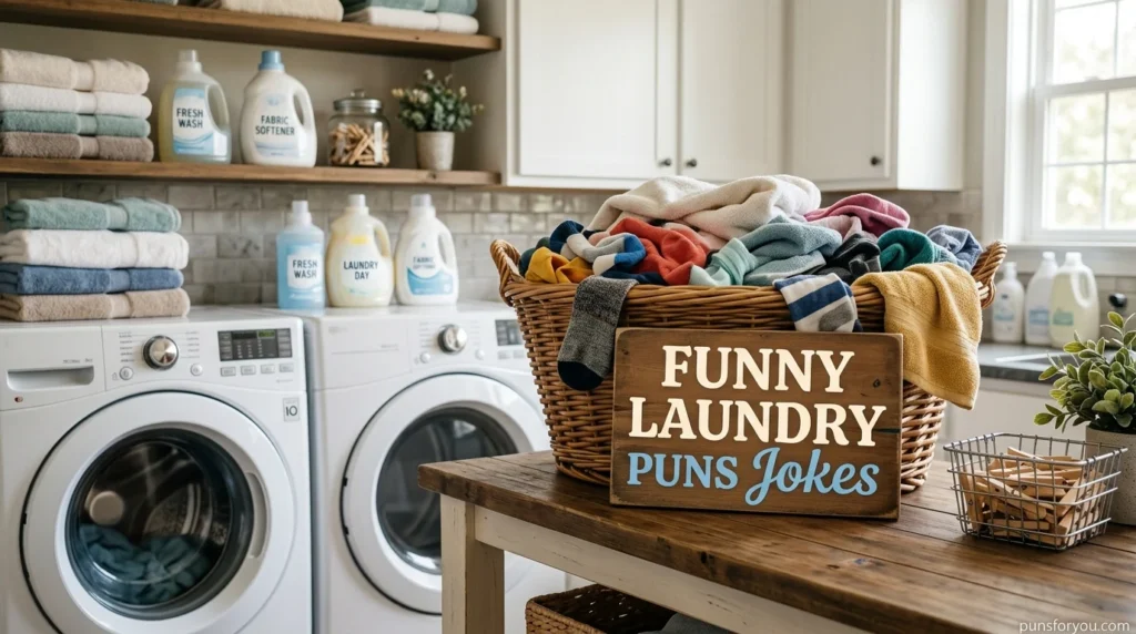Funny Laundry Puns Jokes