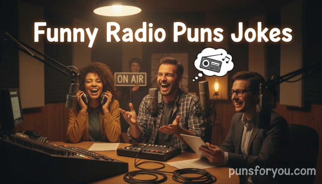 Funny Radio Puns Jokes