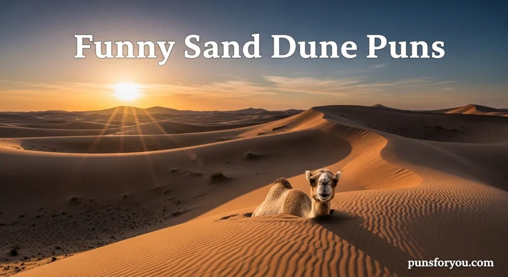 Funny Sand Dune Puns