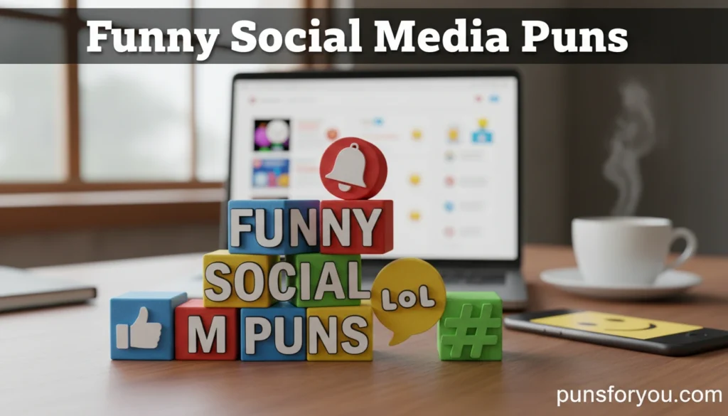 Funny Social Media Puns